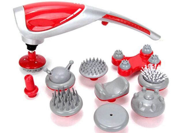 A variety of massagers and a large number of attachments provide a choice for a woman