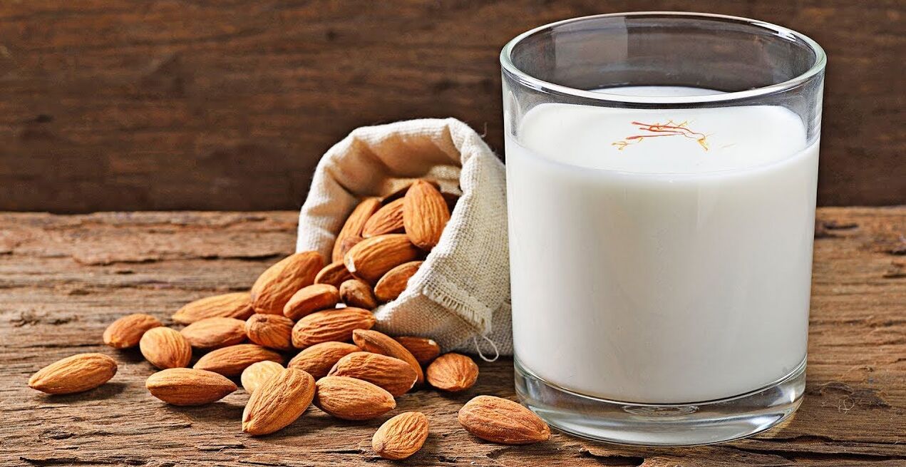 There are skin rejuvenating foods, such as almond milk. 